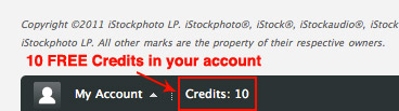 istockphoto 10 free credits