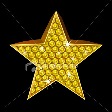 gold star. within the gold star.