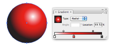 gradiente radial ilustrador