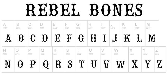 15 best free tattoo fonts rebel bones