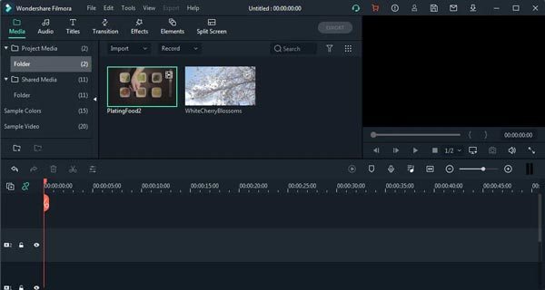 filmora video editor review interface